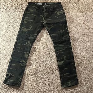 Raw X jeans camo